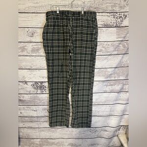 Eddie Bauer Men’s Green Navy Plaid Flannel Lounge Pants Size Tall Large